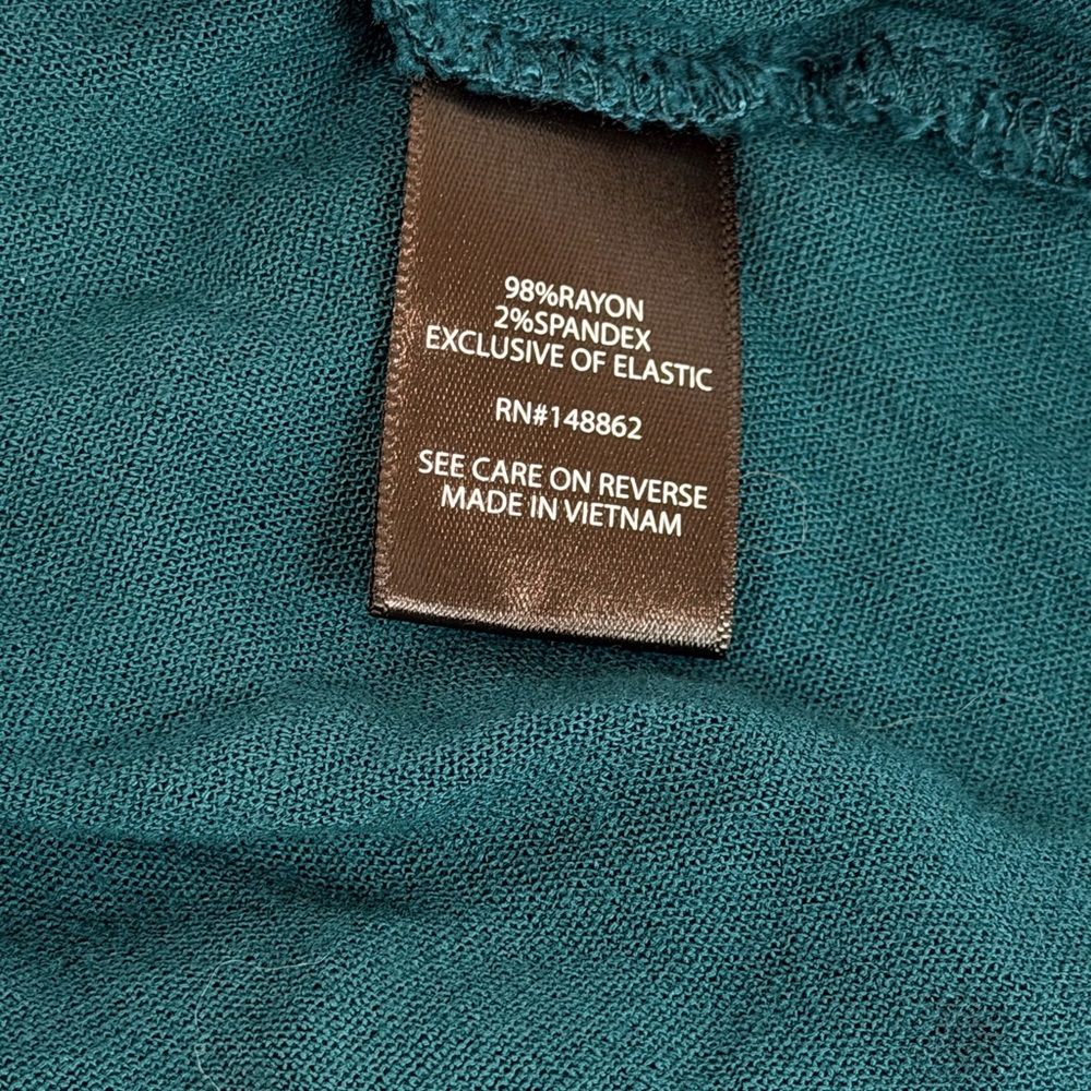 Torrid Teal Knot Front Baby doll Mini Dress Balloon Sleeve Size 2 - Picture 6 of 6
